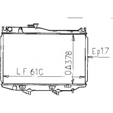 730476 VALEO Радиатор, охлаждение двигателя