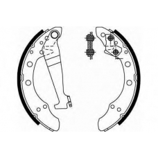 GS8092 TRW Комплект тормозных колодок
