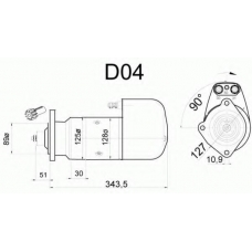 19024168 DELCO REMY Стартер