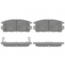 SP 647 SCT Комплект тормозных колодок, дисковый тормоз