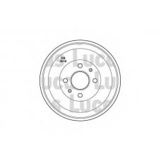 DB4016 TRW Тормозной барабан