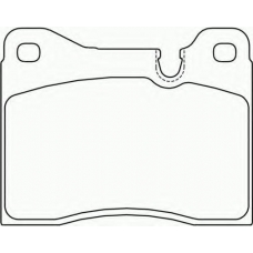 2043703 TEXTAR Комплект тормозных колодок, дисковый тормоз