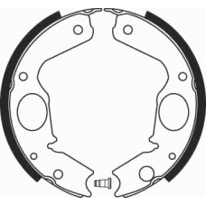 08350 KAWE Комплект тормозных колодок, стояночная тормозная с