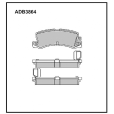 ADB3864 Allied Nippon Тормозные колодки