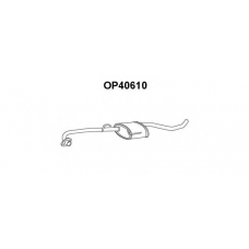 OP40610 VENEPORTE Предглушитель выхлопных газов