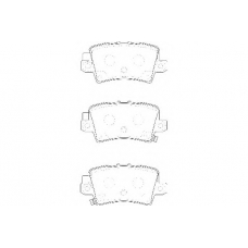 WBP24086A WAGNER LOCKHEED Комплект тормозных колодок, дисковый тормоз