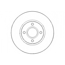 NBD1821 NATIONAL Тормозной диск