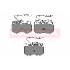 101868 KAMOKA Комплект тормозных колодок, дисковый тормоз