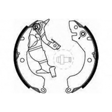 GS8225 TRW Комплект тормозных колодок