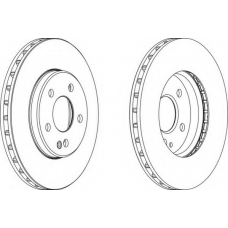 DDF1316 FERODO Тормозной диск