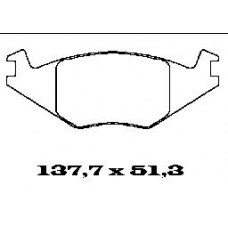 BL1170B3 FTE Колодки тормозные