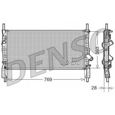 DRM10106 DENSO Радиатор, охлаждение двигателя