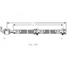 PHD122 TRW Тормозной шланг