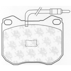 BP251 QH Benelux Комплект тормозных колодок, дисковый тормоз