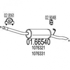 01.66540 MTS Глушитель выхлопных газов конечный
