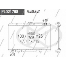 N156N44 NPS Радиатор, охлаждение двигателя