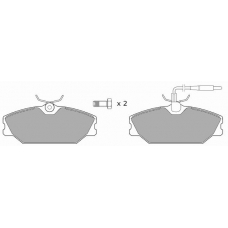 FBP-0881 FREMAX Комплект тормозных колодок, дисковый тормоз