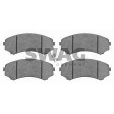 80 91 6582 SWAG Комплект тормозных колодок, дисковый тормоз