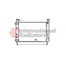 17002055 VAN WEZEL Радиатор, охлаждение двигателя