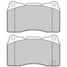 FBP-1554 FREMAX Комплект тормозных колодок, дисковый тормоз