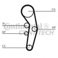 CT1090 CONTITECH Ремень ГРМ