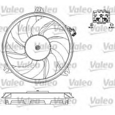 696073 VALEO Вентилятор, охлаждение двигателя