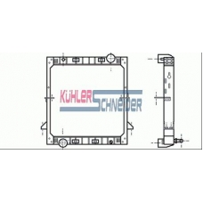 4100101 KUHLER SCHNEIDER Радиатор, охлаждение двигател