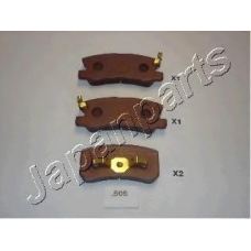 PP-505P JAPANPARTS Комплект высокоэффективных тормозных колодок