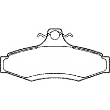 BP1070 QH Benelux Комплект тормозных колодок, дисковый тормоз