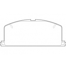 WBP20870A WAGNER LOCKHEED Комплект тормозных колодок, дисковый тормоз