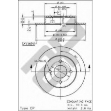 15369 AP Тормозной диск