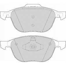 FD7078N NECTO Комплект тормозных колодок, дисковый тормоз