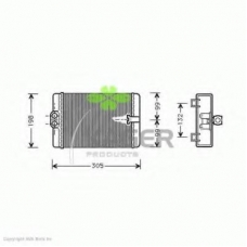 32-0072 KAGER Теплообменник, отопление салона