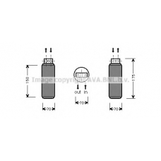 OLD288 Prasco Осушитель, кондиционер