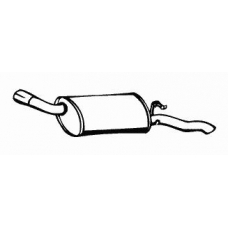 16336 WALKER Глушитель выхлопных газов конечный