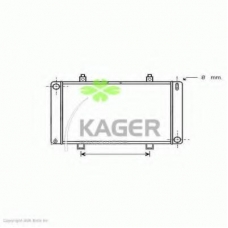 31-3421 KAGER Радиатор, охлаждение двигателя