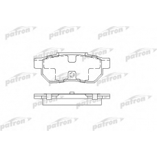 PBP472 PATRON Комплект тормозных колодок, дисковый тормоз