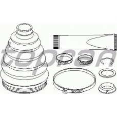 400 724 TOPRAN Пыльник, приводной вал