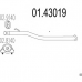 01.43019 MTS Труба выхлопного газа