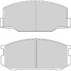 FD6106A NECTO Комплект тормозных колодок, дисковый тормоз