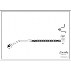 19032883 CORTECO Тормозной шланг