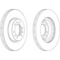 FCR235A FERODO Тормозной диск