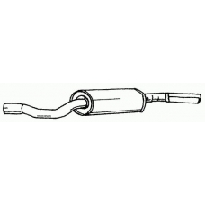 12620 SIGAM Глушитель выхлопных газов конечный