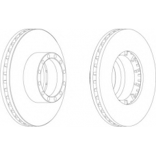 FCR155A FERODO Тормозной диск