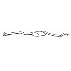 70353 WALKER Средний глушитель выхлопных газов