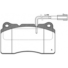 BPA0666.22 OPEN PARTS Комплект тормозных колодок, дисковый тормоз