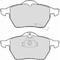 FD7025N NECTO Комплект тормозных колодок, дисковый тормоз