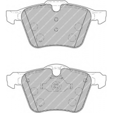 FSL1898 FERODO Комплект тормозных колодок, дисковый тормоз