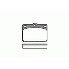 0079.00 REMSA Комплект тормозных колодок, дисковый тормоз