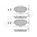 822-664-0 CIFAM Комплект тормозных колодок, дисковый тормоз